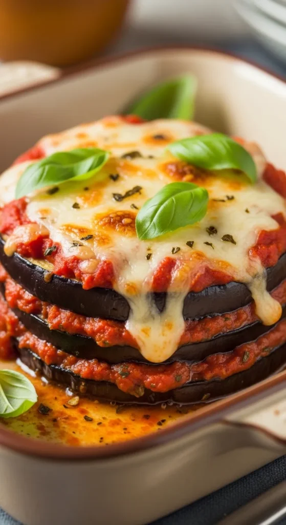 Vegetarian Eggplant Parmesan