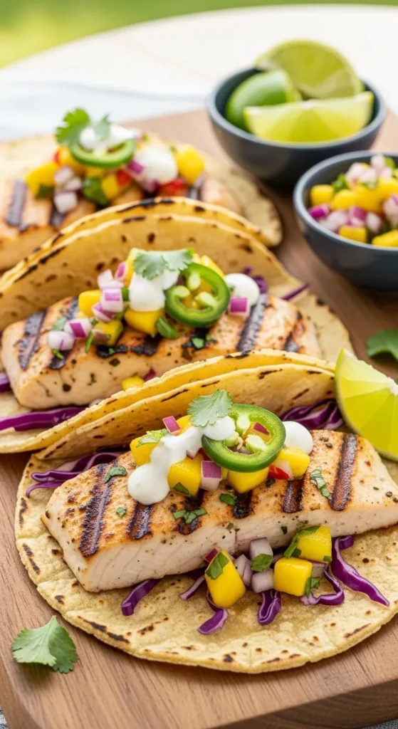 Grilled Mahi Mahi Tacos