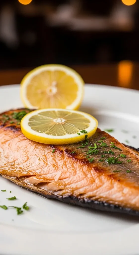Broiled Arctic Char with Lemon