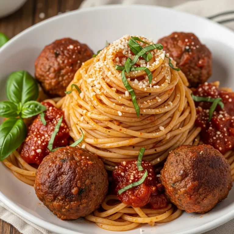 Spaghetti with Meatballs Homemade