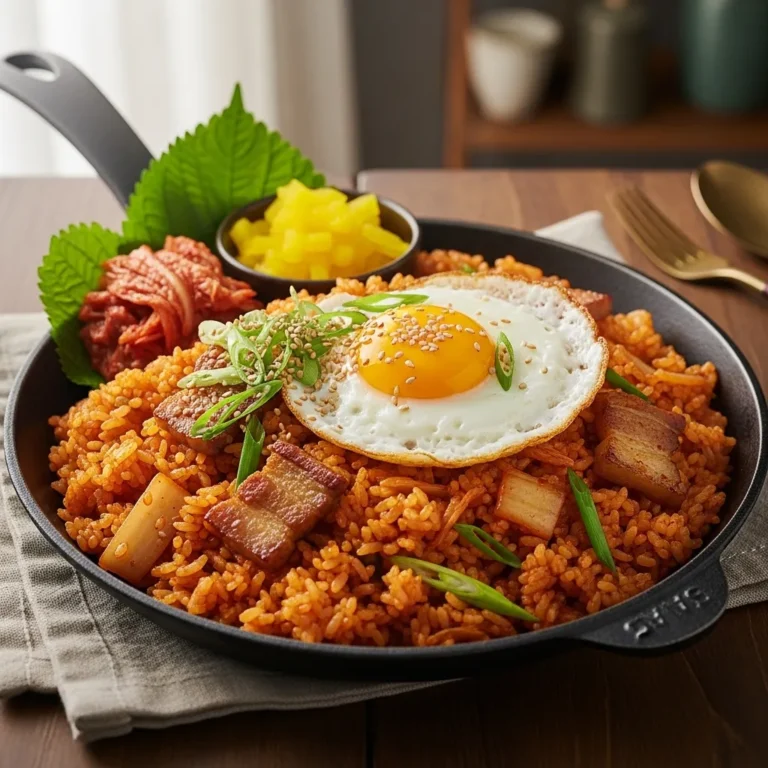 Spicy Kimchi Fried Rice (Kimchi Bokkeumbap)