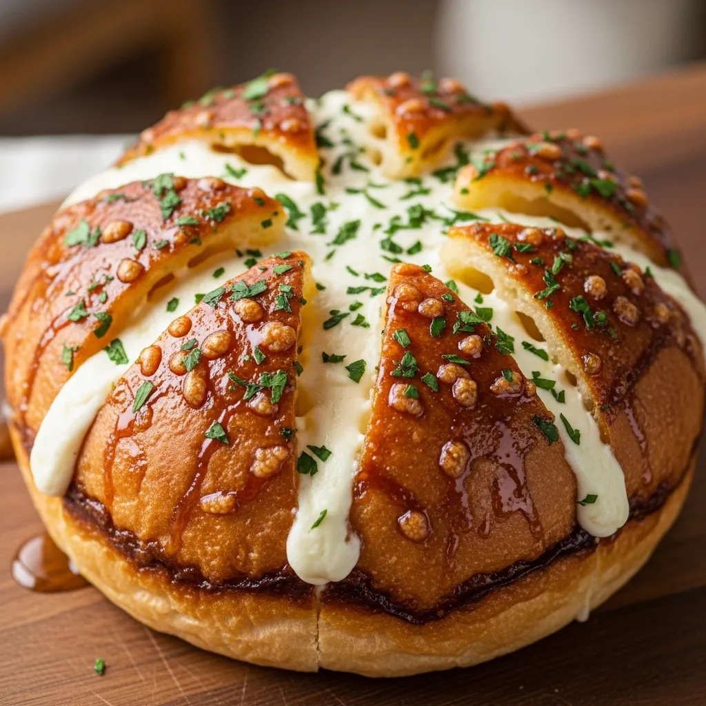 Korean Cream Cheese Garlic Bread Recipe