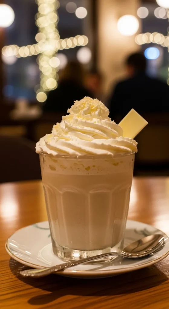 Hot White Chocolate Drink
