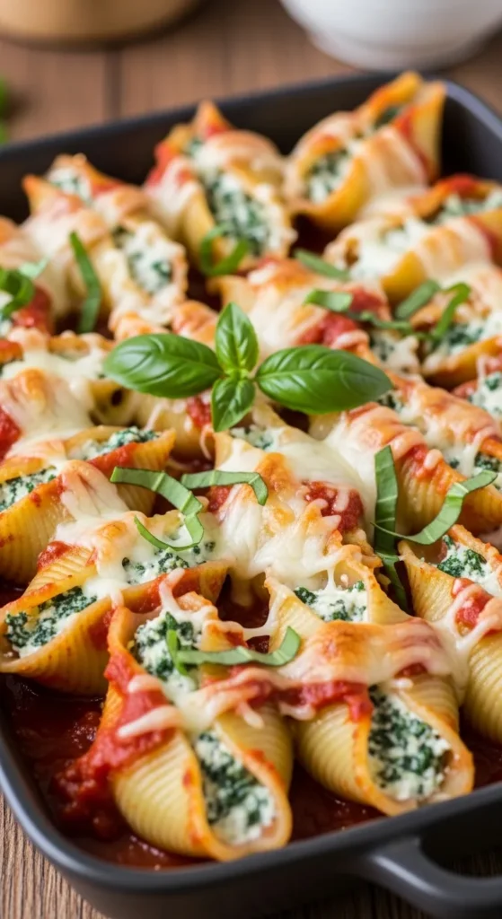 Spinach Ricotta Stuffed Shells Recipe