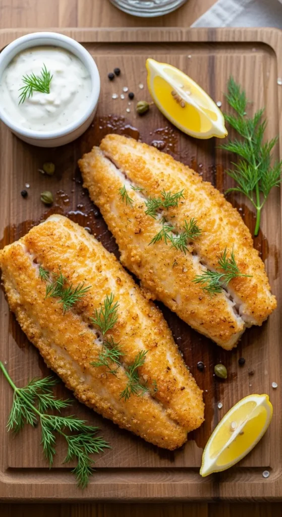 Oven-Baked Catfish Fillets