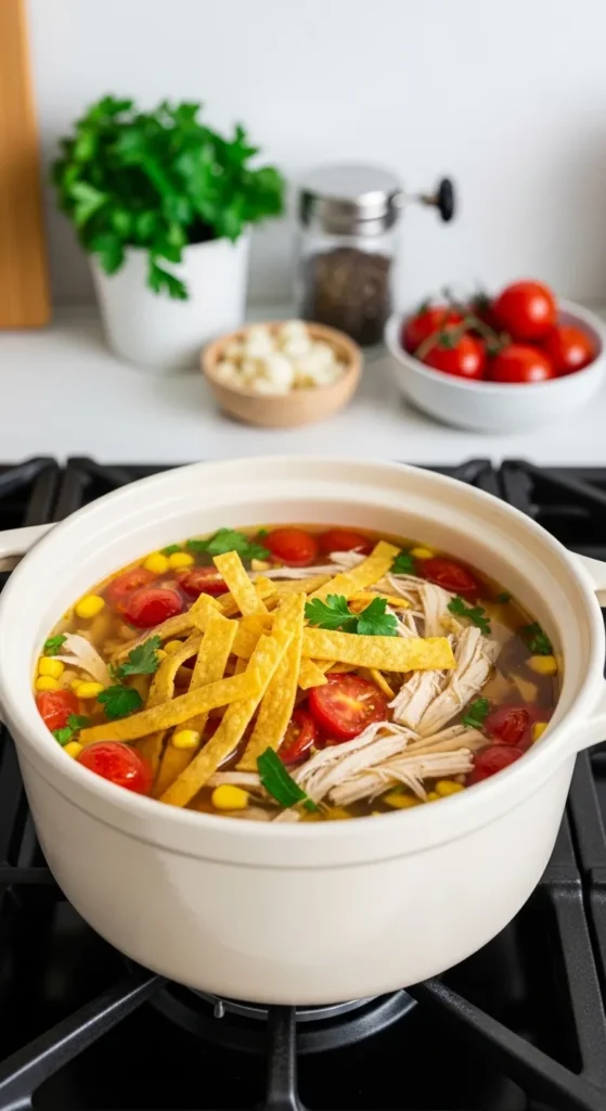 Chicken Tortilla Soup Stove Top Healthy