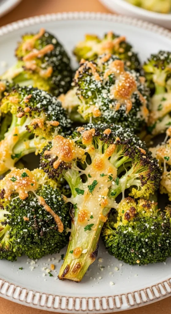 Garlic Parmesan Roasted Broccoli