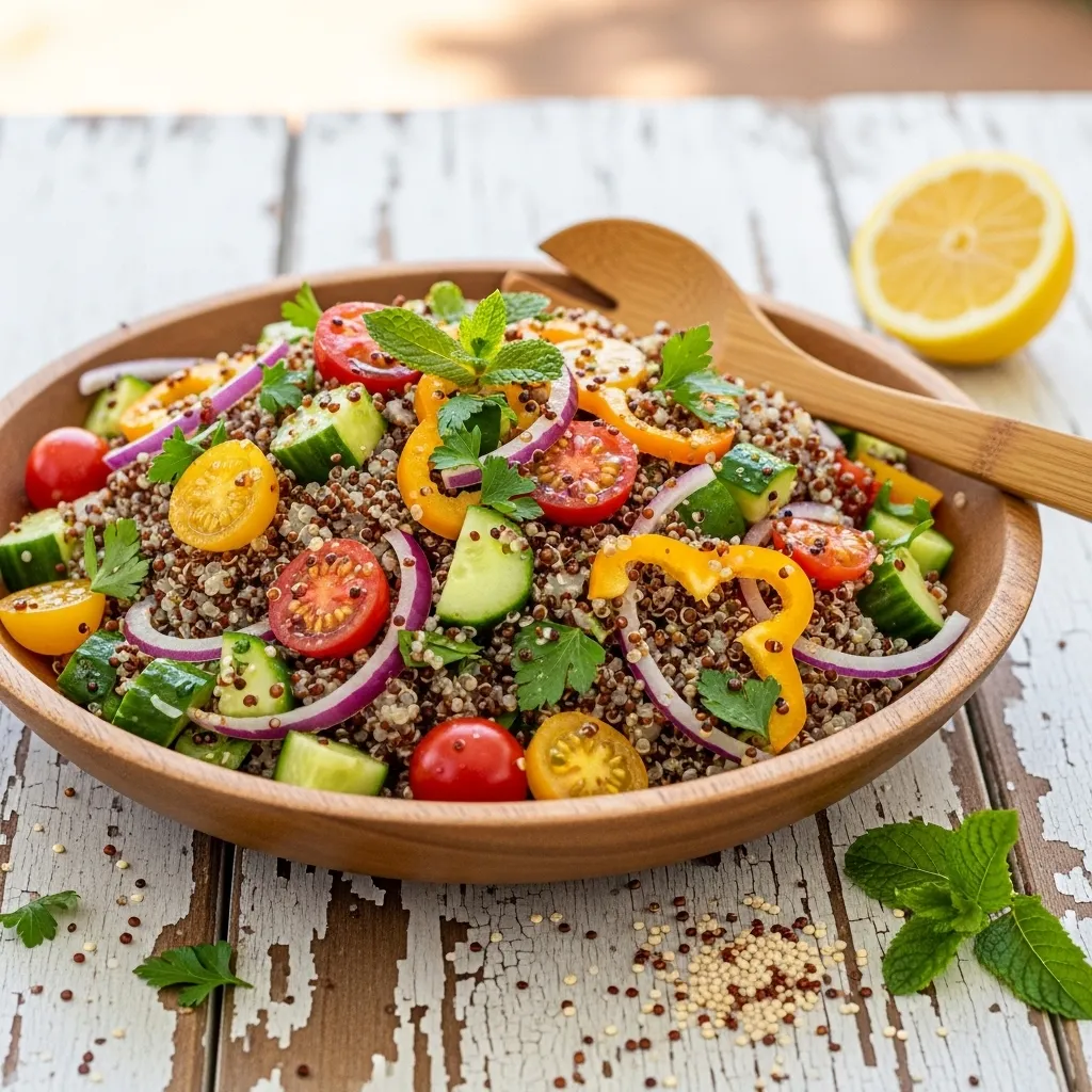 Quinoa Summer Salad with Veggies