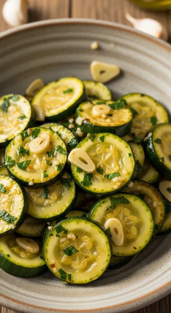 Sauteed Zucchini with Garlic