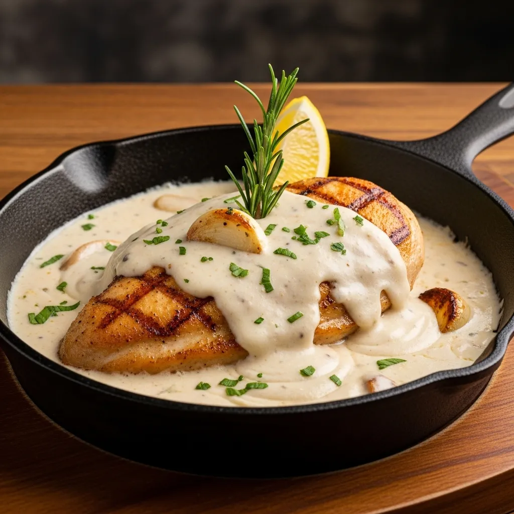 Low Carb Creamy Garlic Chicken