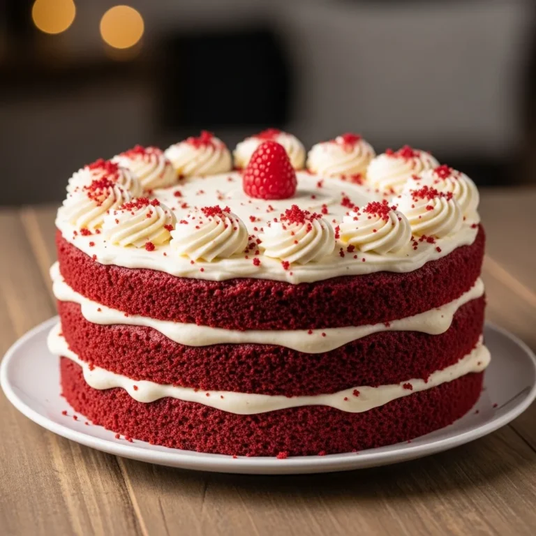 Red Velvet Cake with Cream Cheese Frosting