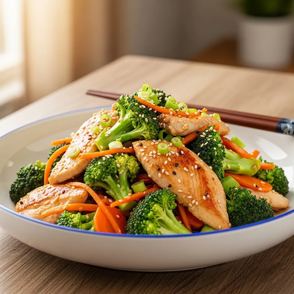 Quick and Easy Chicken and Broccoli Stir Fry