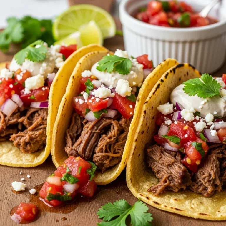 Beef Tacos with Homemade Salsa