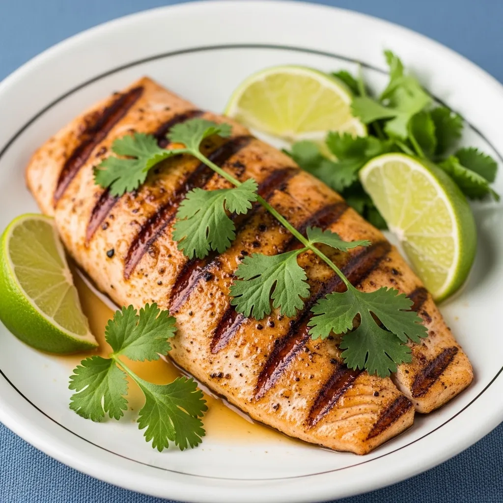 Lime Cilantro Grilled Tilapia
