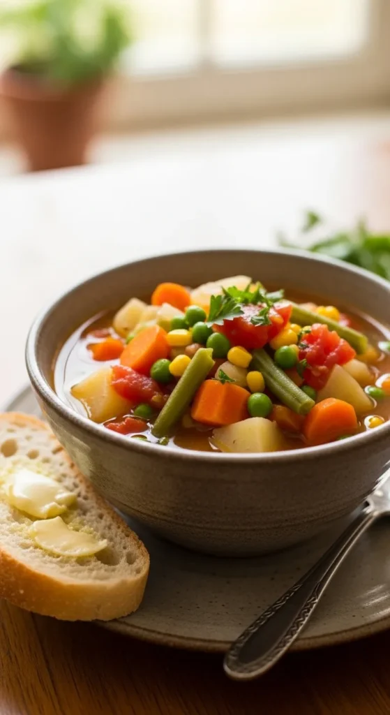 Homemade Vegetable Soup Recipe