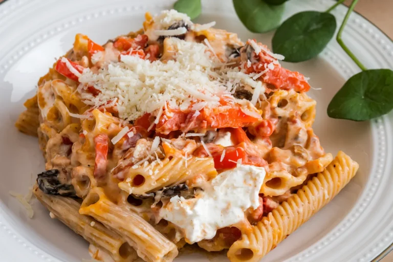 Delicious Protein Pasta Bake Using Cottage Cheese