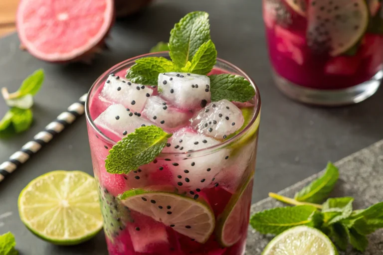 Dragonfruit Mojito Mocktail: A Refreshing Tropical Delight