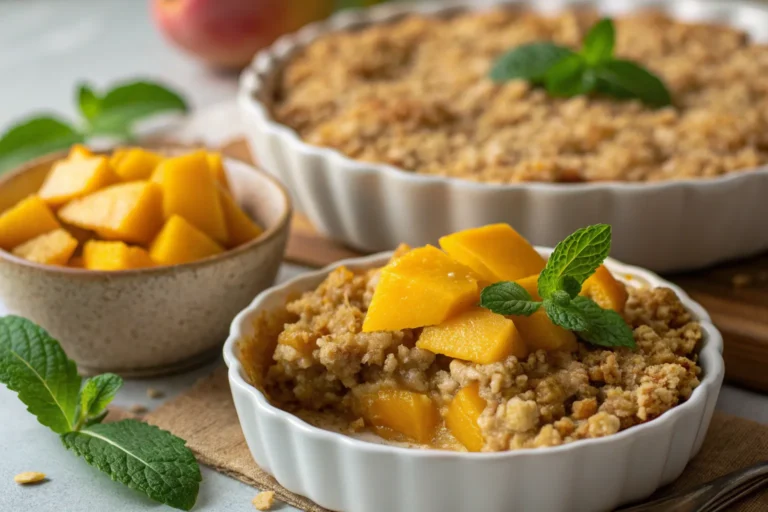 Mango Oatmeal Crumble: A Cozy, Fruity Dessert with a Healthy Twist