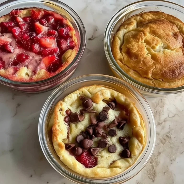 Baked Protein Pancake Bowls