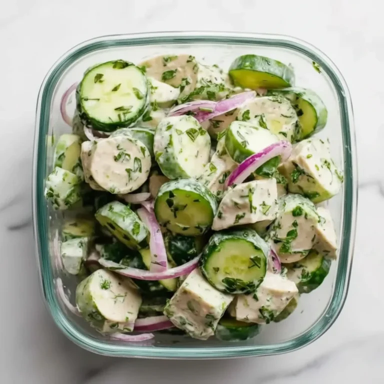 High Protein Cucumber Salad