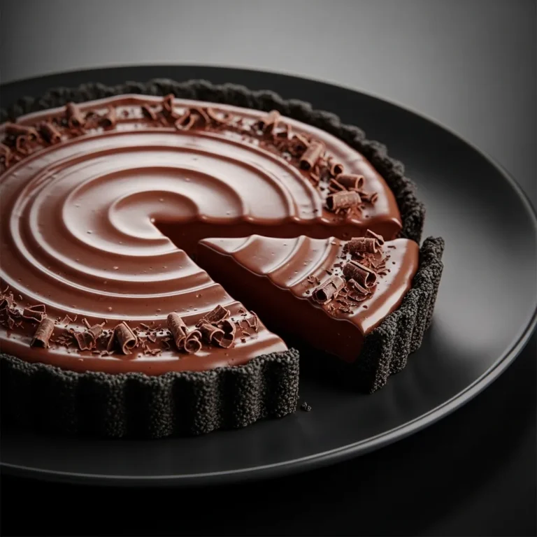 Chocolate Ganache Tart with Oreo Crust