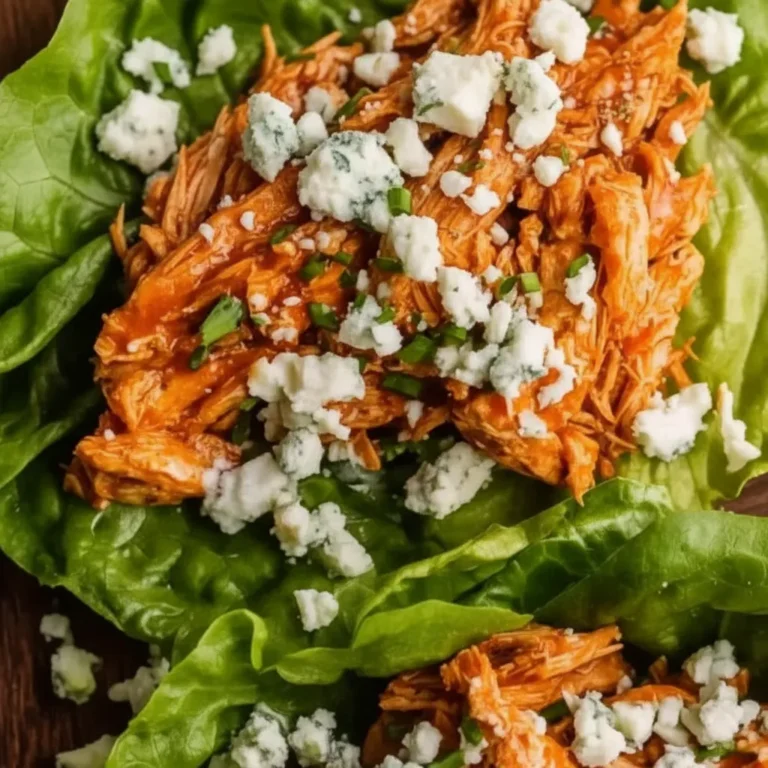 Buffalo Chicken Lettuce Wraps