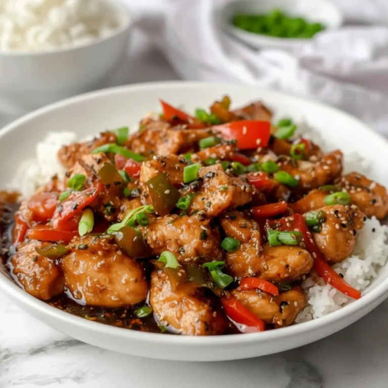 High Protein Low Calorie Mongolian Chicken – A Lighter Take on a Takeout Favorite