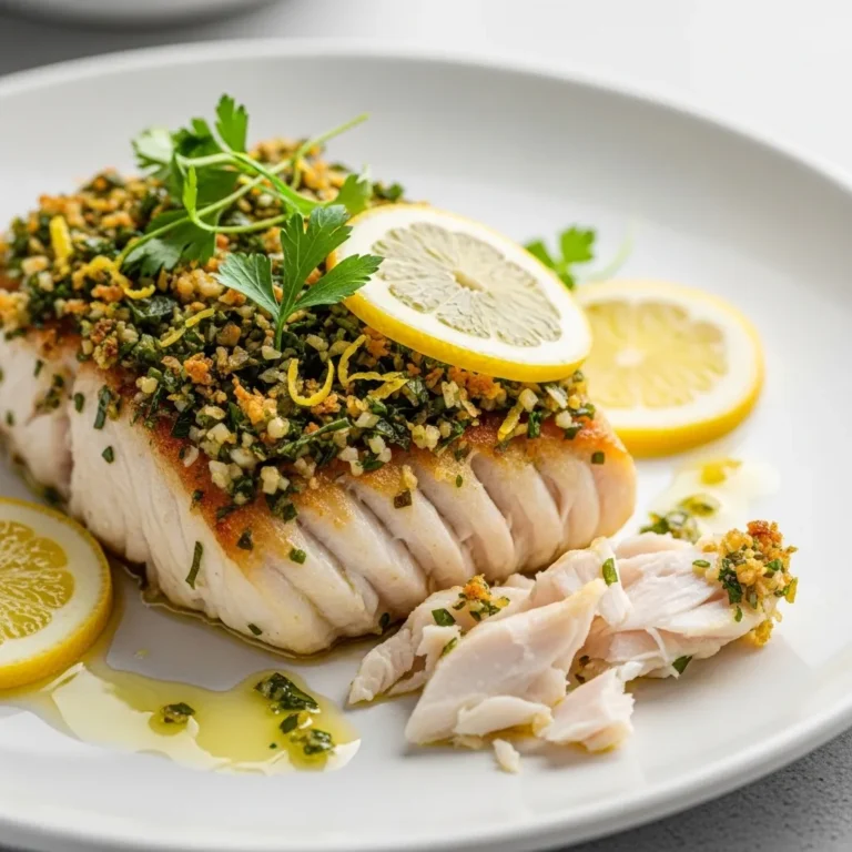 Herb and Citrus Crusted Red Snapper