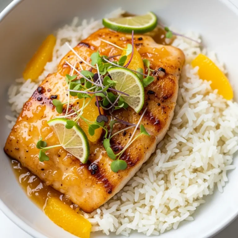 Citrus Glazed Mahi Mahi