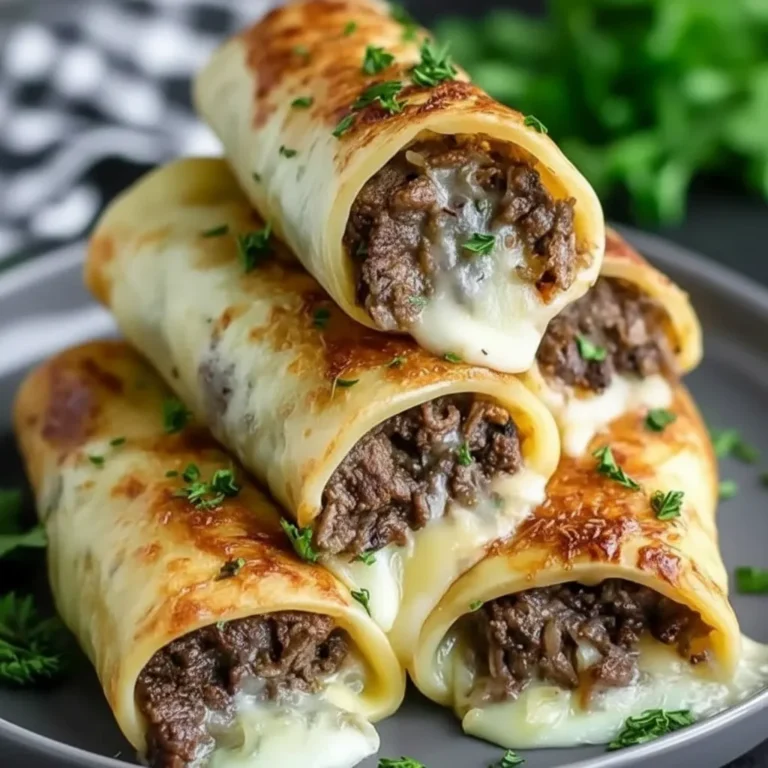 Keto Philly Cheesesteak Rolls