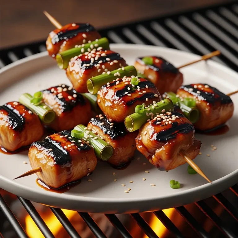 Teriyaki Chicken Skewers on the Grill