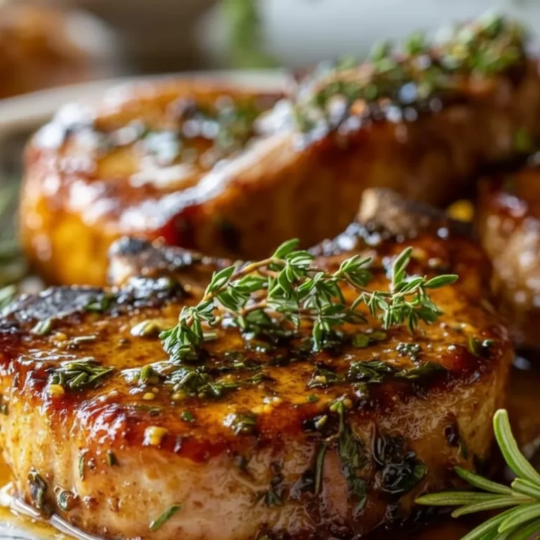 Pan-Seared Honey Pork Chops