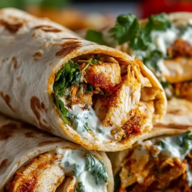 Crispy Air Fryer Chicken Mozzarella Wraps