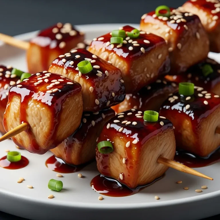 Teriyaki Chicken Skewers in the Oven