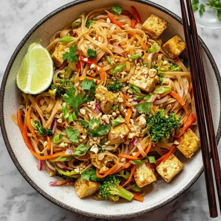 High Protein Tofu Pad Thai
