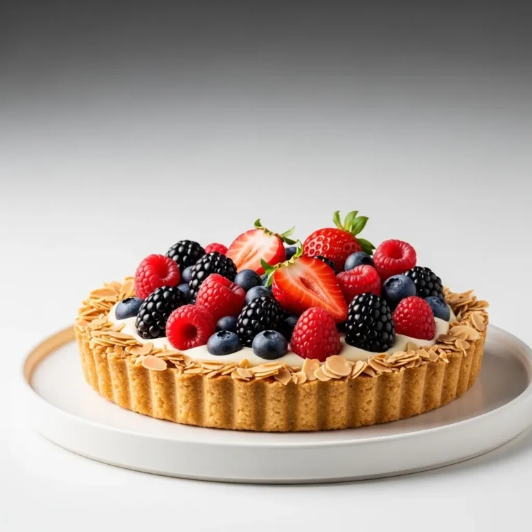 Berry Tart with Almond Crust