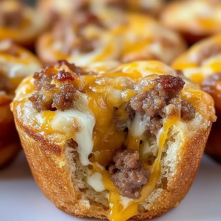 High Protein Pancake Sausage Mini Muffins