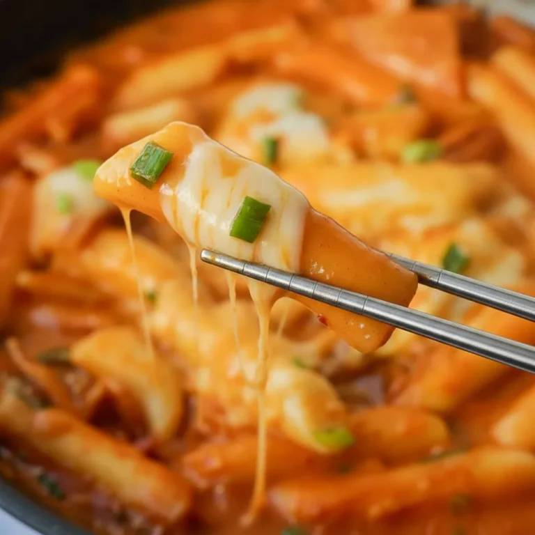 Korean Rose Tteokbokki Recipe