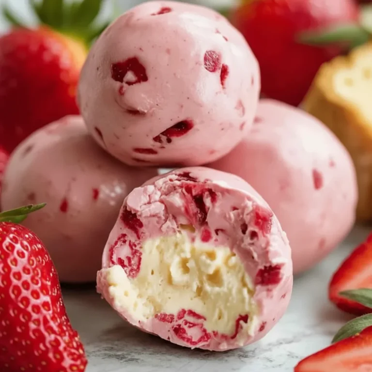 Strawberry Cheesecake Protein Balls
