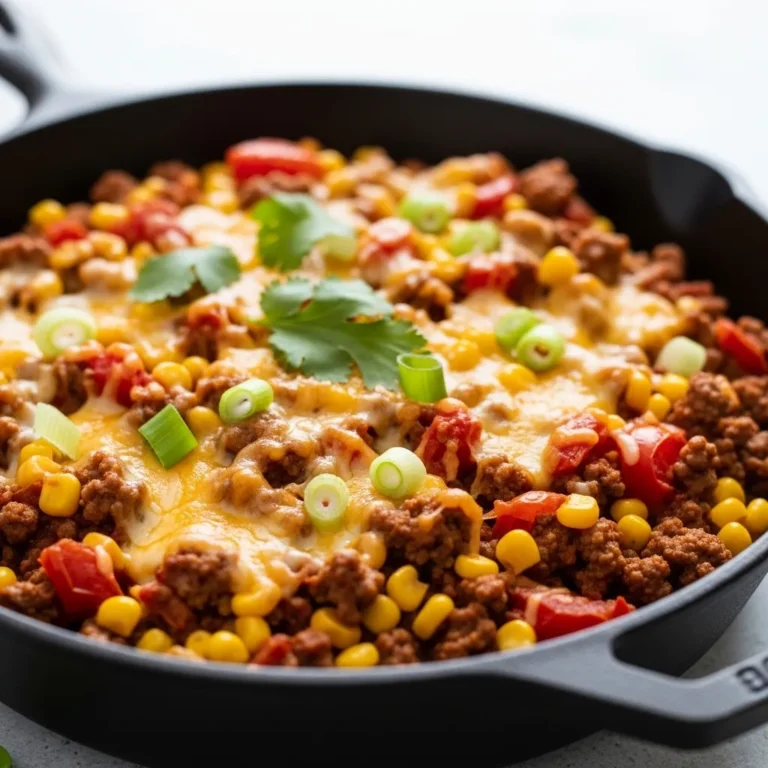 Easy Beef Taco Skillet Dinner