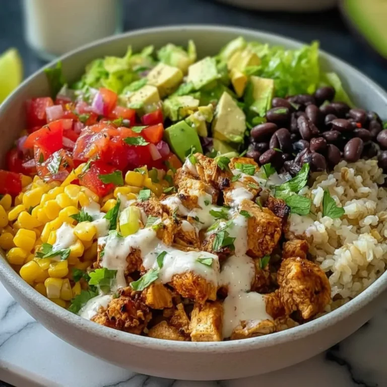 Low-Calorie Chicken Burrito Bowl: Easy, Guilt-Free Goodness