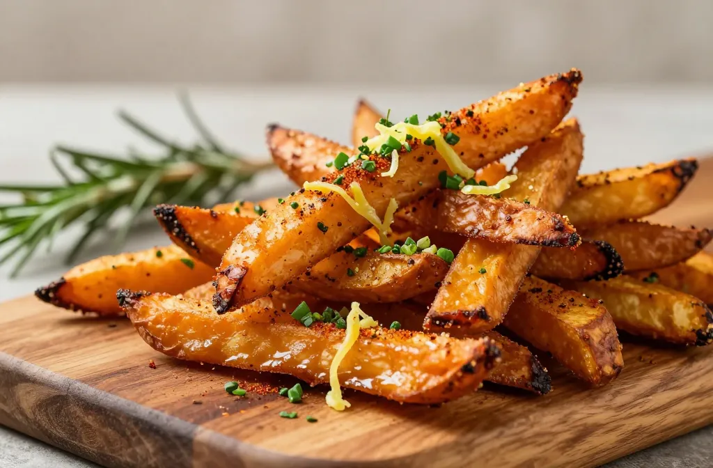 Herbed Sweet Potato Fries: Crispy Herb-Loaded Snack