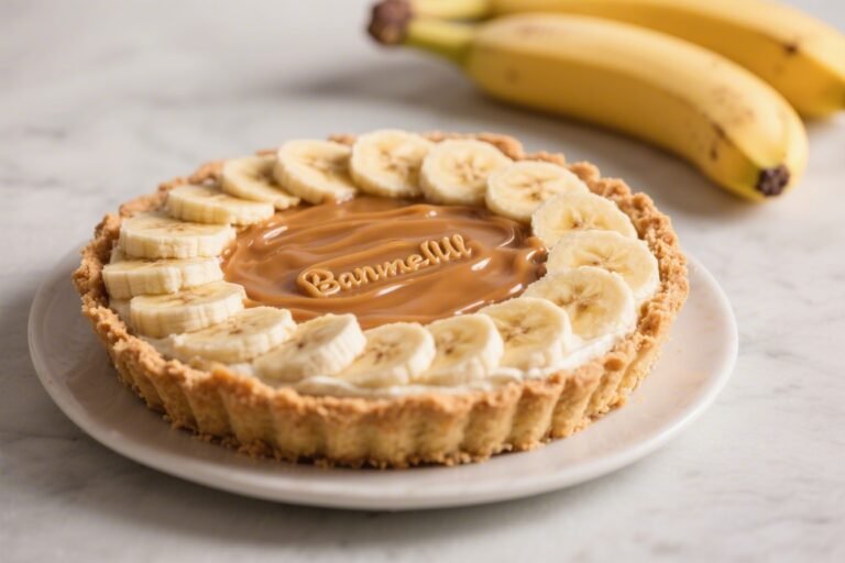 Banoffee Pie No Bake | Easy Caramel Banana Dessert – Simple, Creamy, Crowd-Pleasing