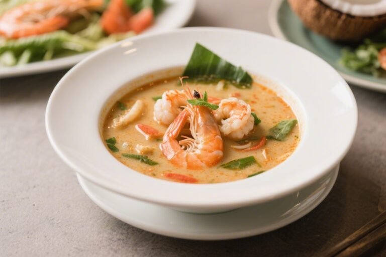 Healthy Thai Coconut Shrimp Soup