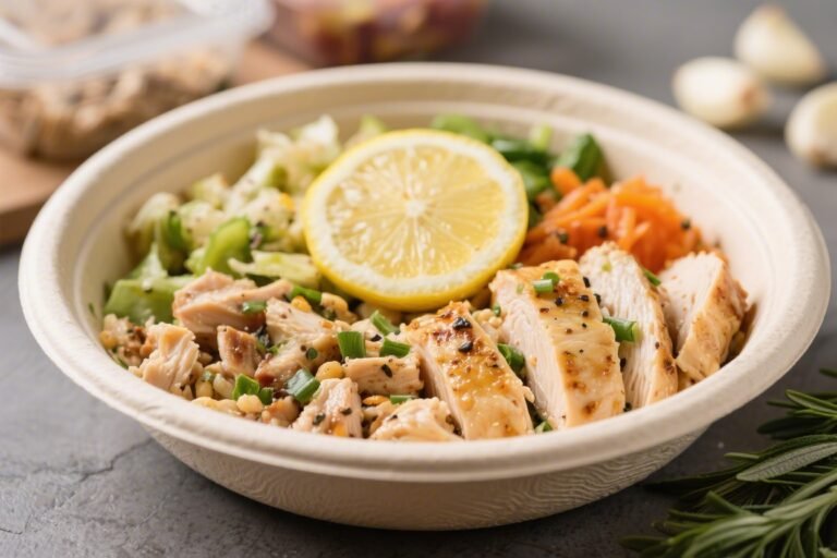 Lemon Garlic Chicken Meal Prep