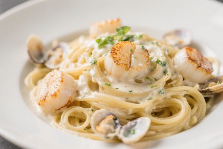 Linguine With White Clam Sauce and Scallops – A Bright, Briny Weeknight Favorite