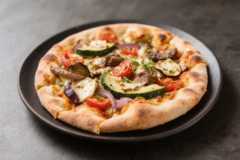 Mediterranean Pita Pizza Recipe on Pita Bread – Easy, Fresh, and Weeknight-Friendly