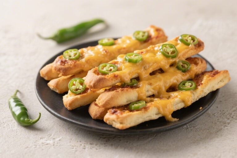 Cheesy Jalapeño Breadsticks