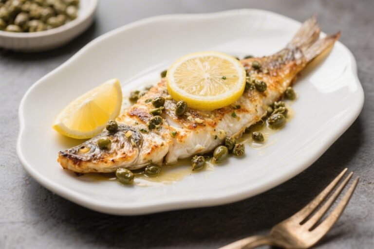 Baked Tilapia With Lemon and Capers – Bright, Easy, and Weeknight-Friendly