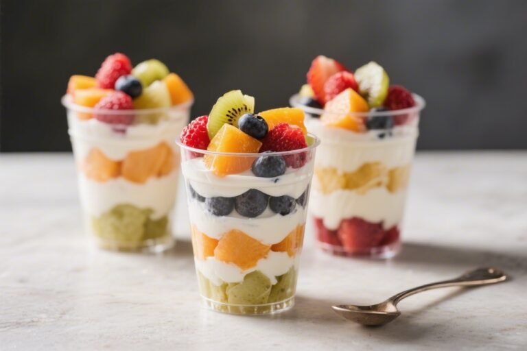 Colorful Fruit & Yogurt Parfait Cups You Can Make in Minutes